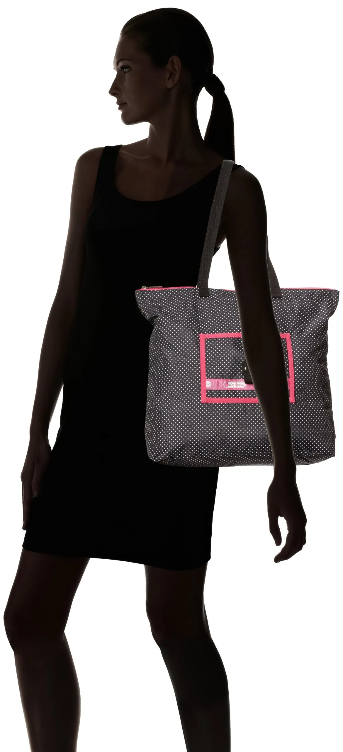 LeSportsac Ziptop Rollup Shoulder Bag