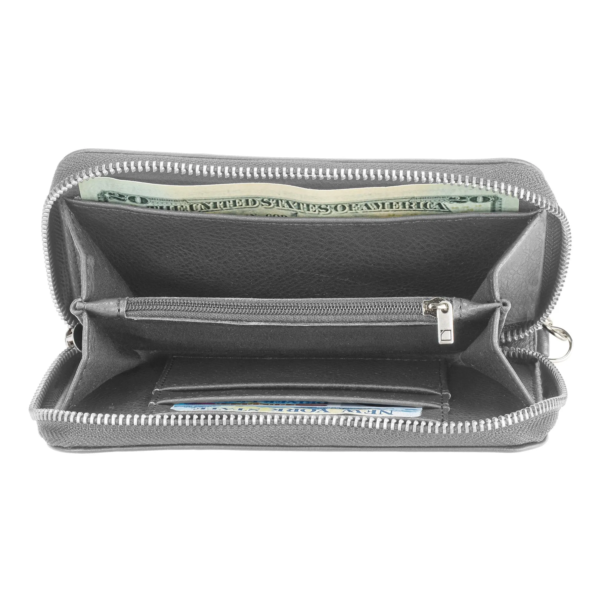 Lewis N. Clark Fine Leather RFID-Blocking Wristlet
