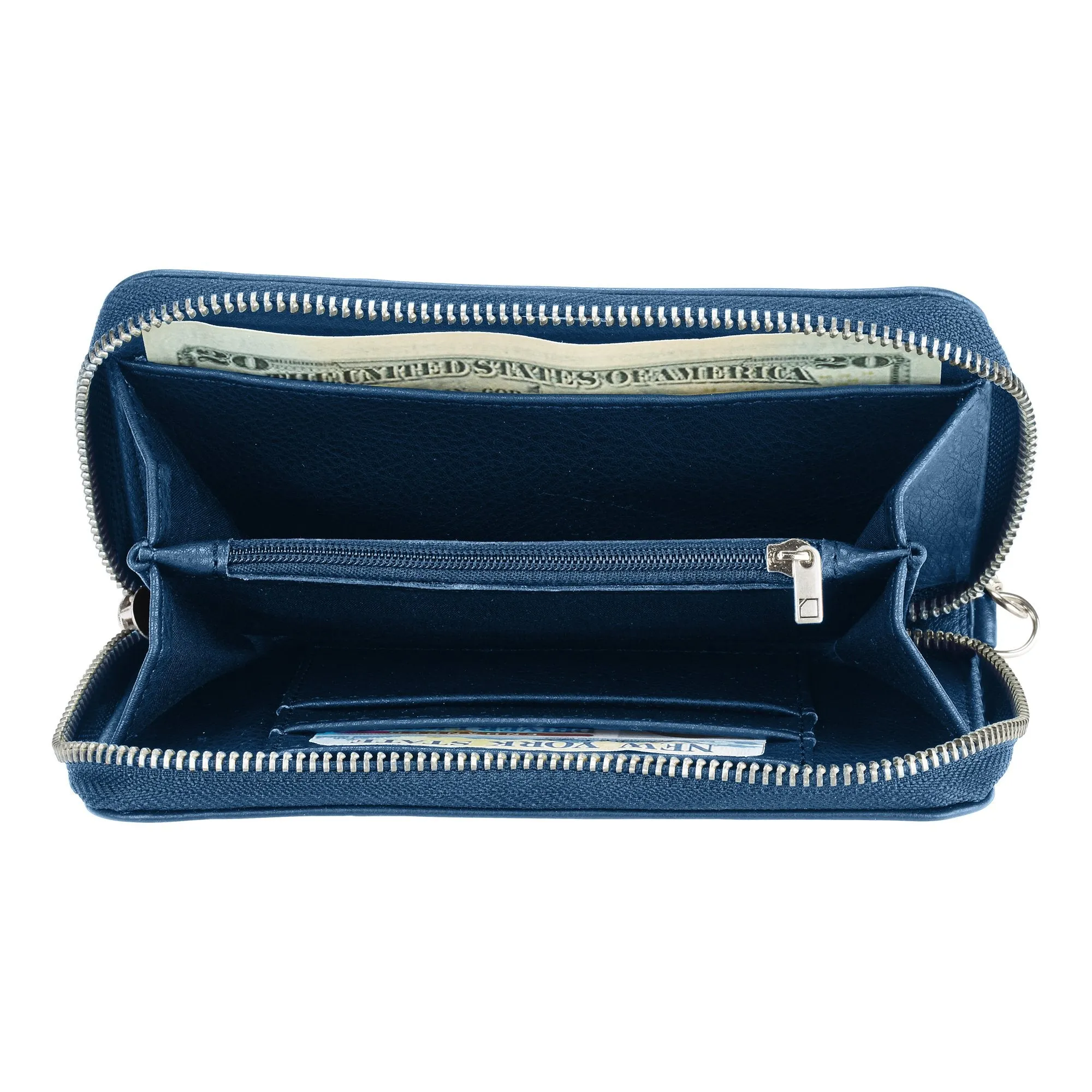 Lewis N. Clark Fine Leather RFID-Blocking Wristlet