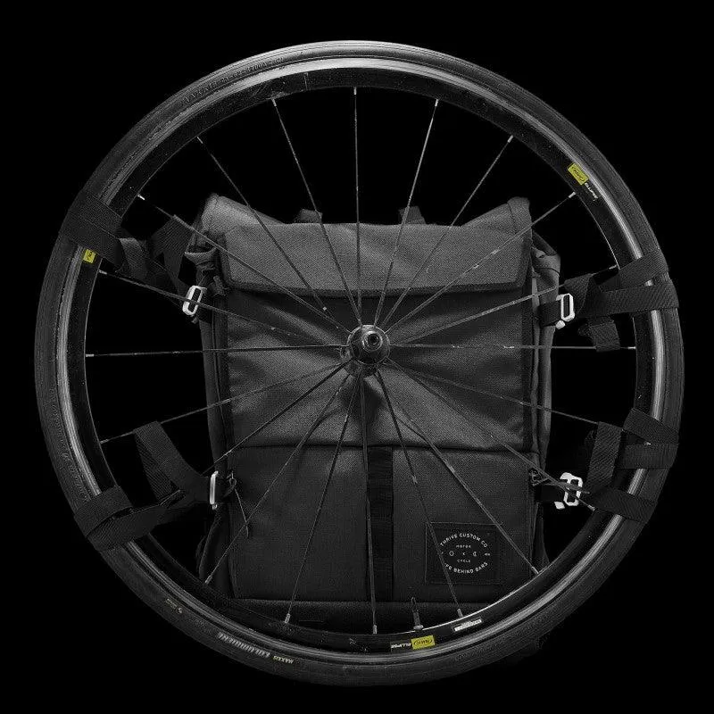 Life Behind Bars The Peloton Asphalt Rolltop Backpack