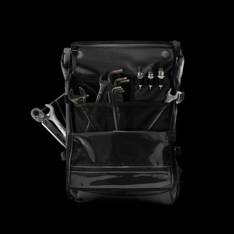 Life Behind Bars The Peloton Asphalt Rolltop Backpack