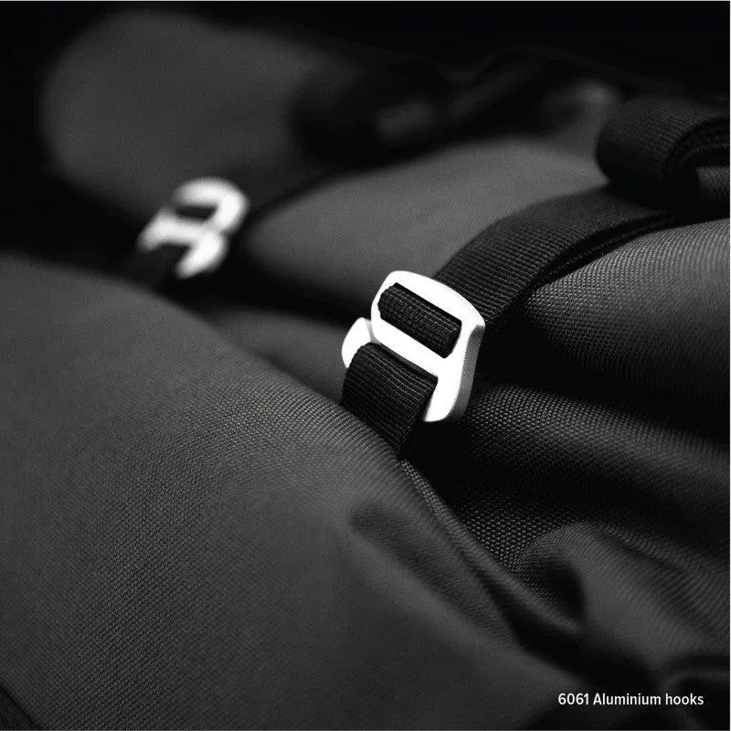 Life Behind Bars The Peloton Asphalt Rolltop Backpack