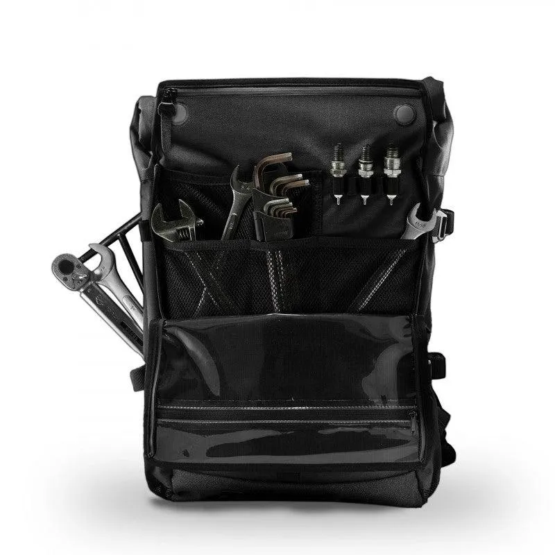 Life Behind Bars The Peloton Asphalt Rolltop Backpack