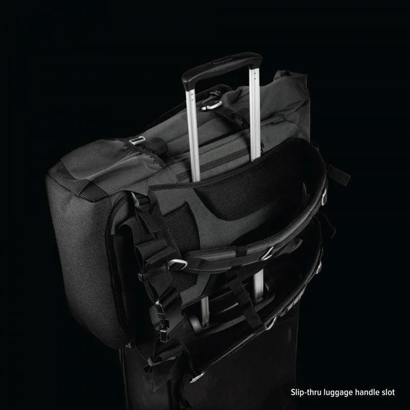 Life Behind Bars The Peloton Asphalt Rolltop Backpack