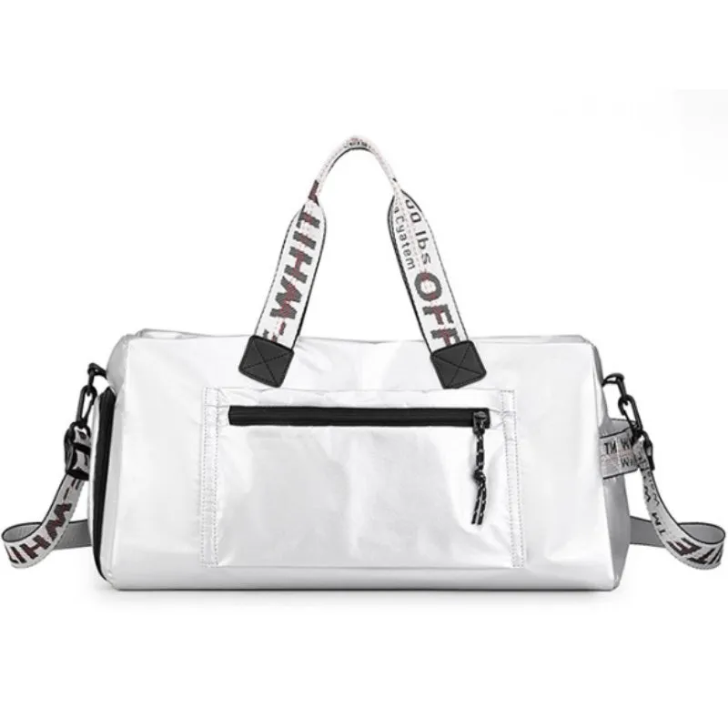 Lightweight Nylon Gym Duffle with Shoe Storage