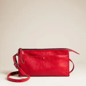 Lily Crossbody - Heritage "Broken-In" Leather Red