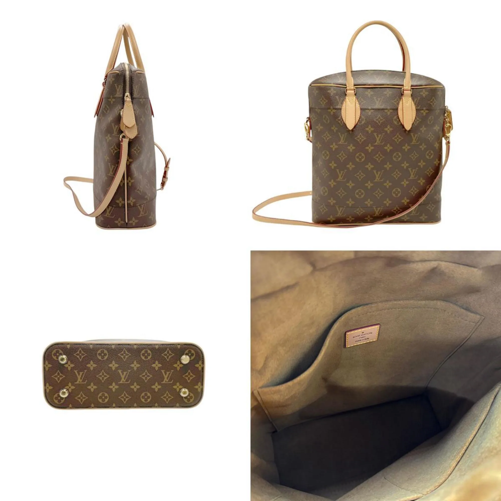 Lockme Bucket Monogram Shoulder Bag