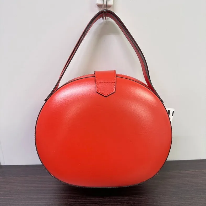 Loewe Anagram Leather Handbag 1015 Red Shoulder Bag