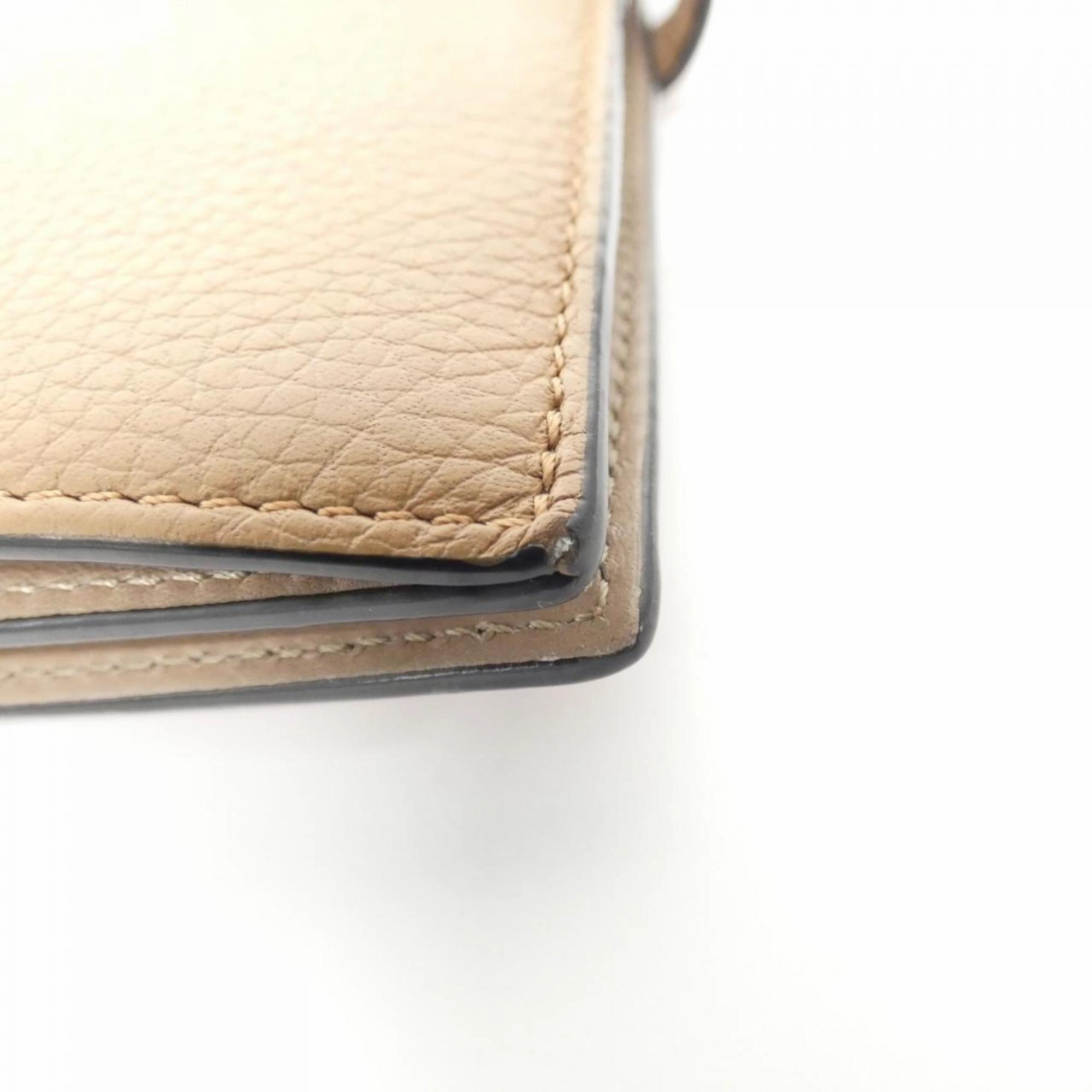 Loewe Leather Long Wallet (Bi-Fold) (Pre-Owned)
