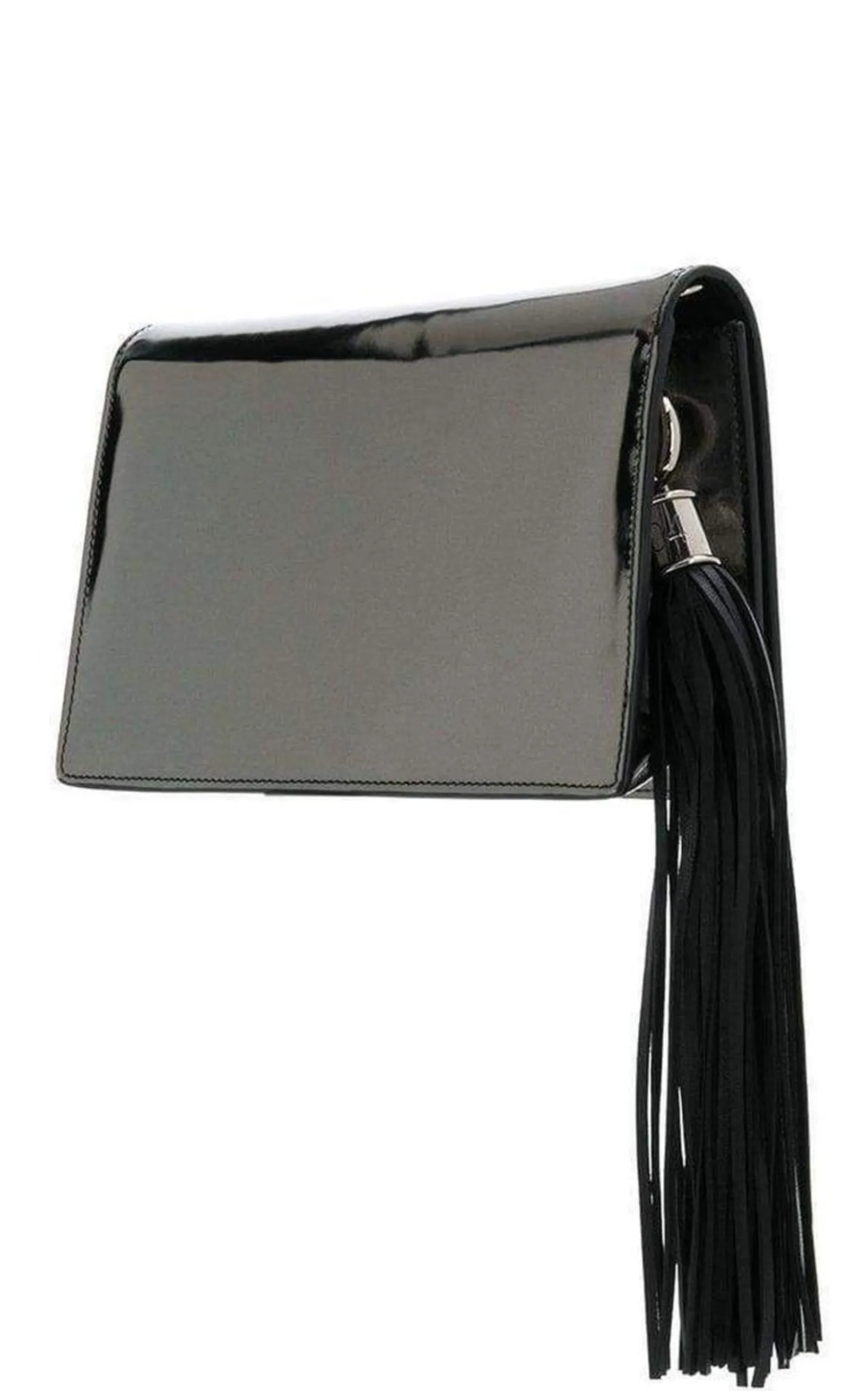 Logo Mirror Leather Crossbody Bag