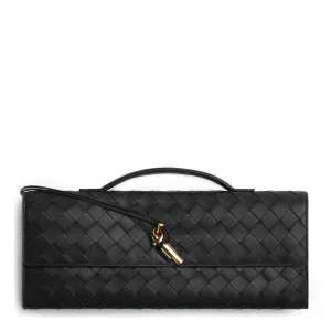 Long Clutch Andiamo Top Handle, Black