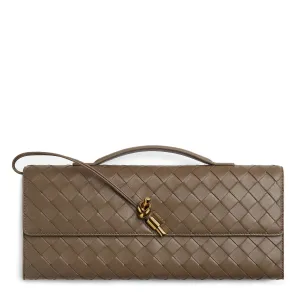 Long Clutch Andiamo Top Handle, Pinecone
