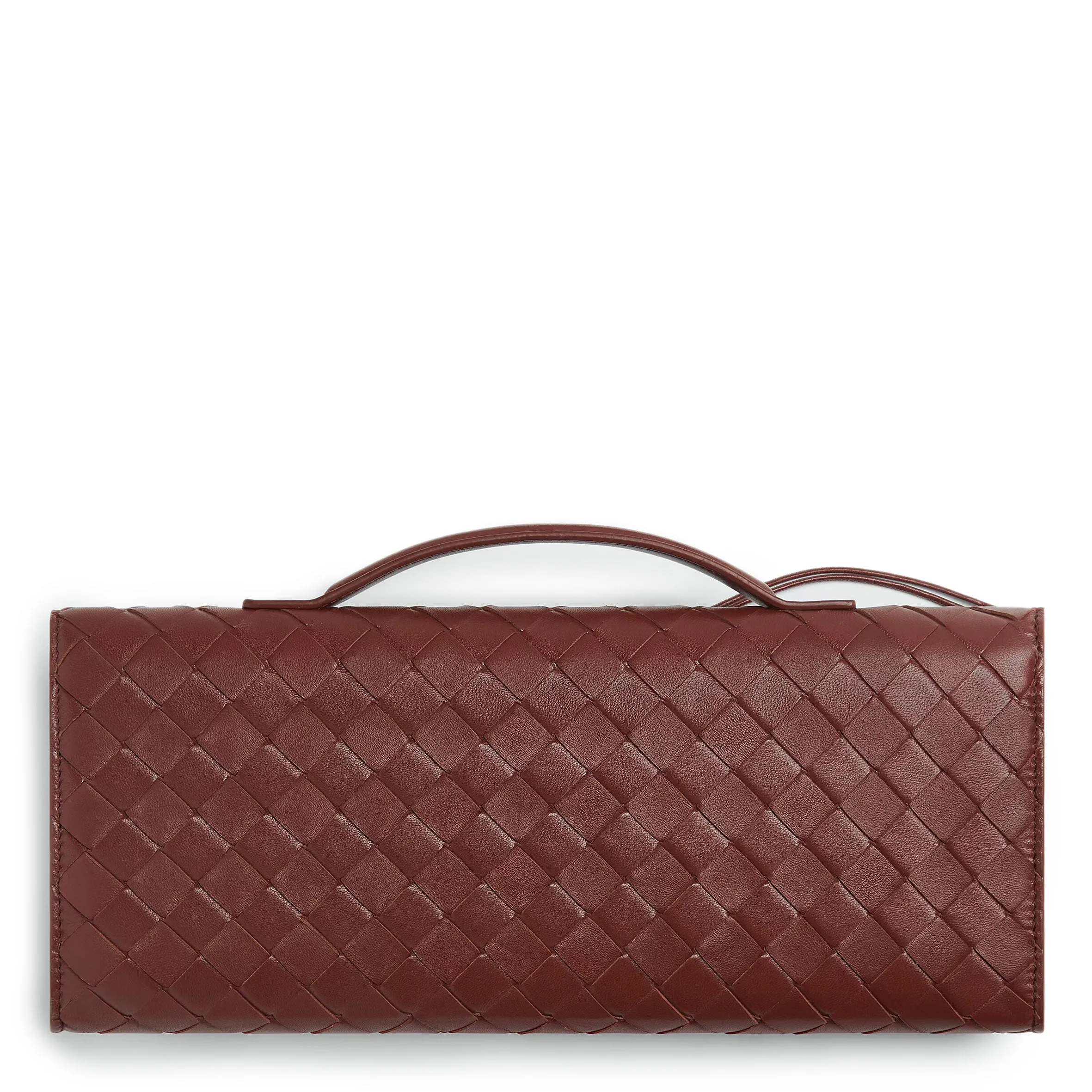 Long Clutch Andiamo Top Handle, Sapele