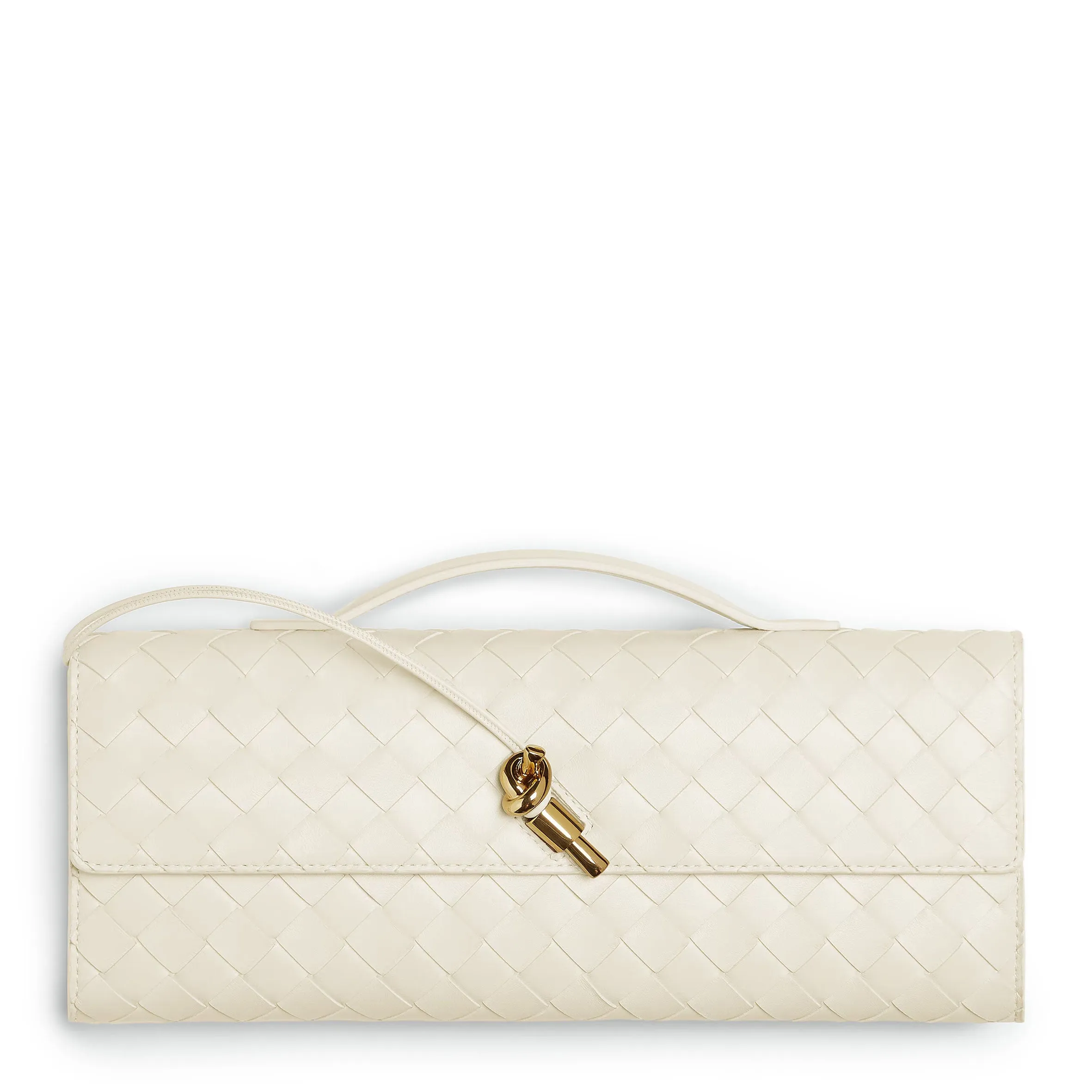 Long Clutch Andiamo Top Handle, Sea Salt
