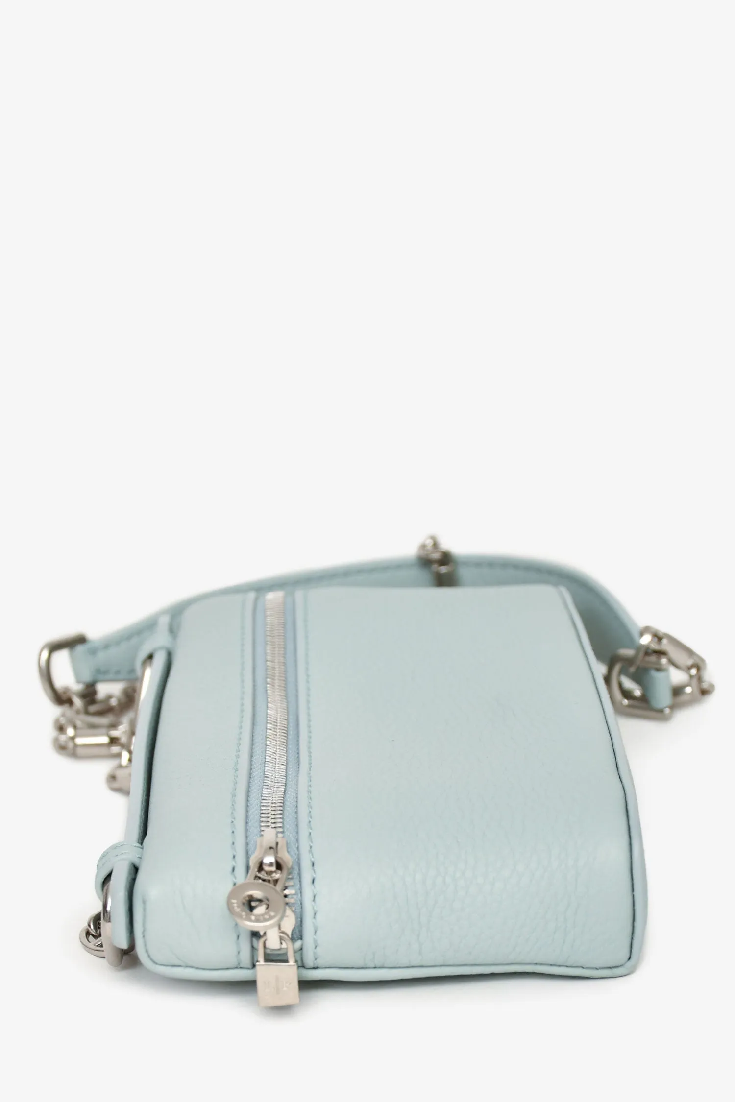 Loro Piana Baby Blue Mini Extra Pocket Pouch