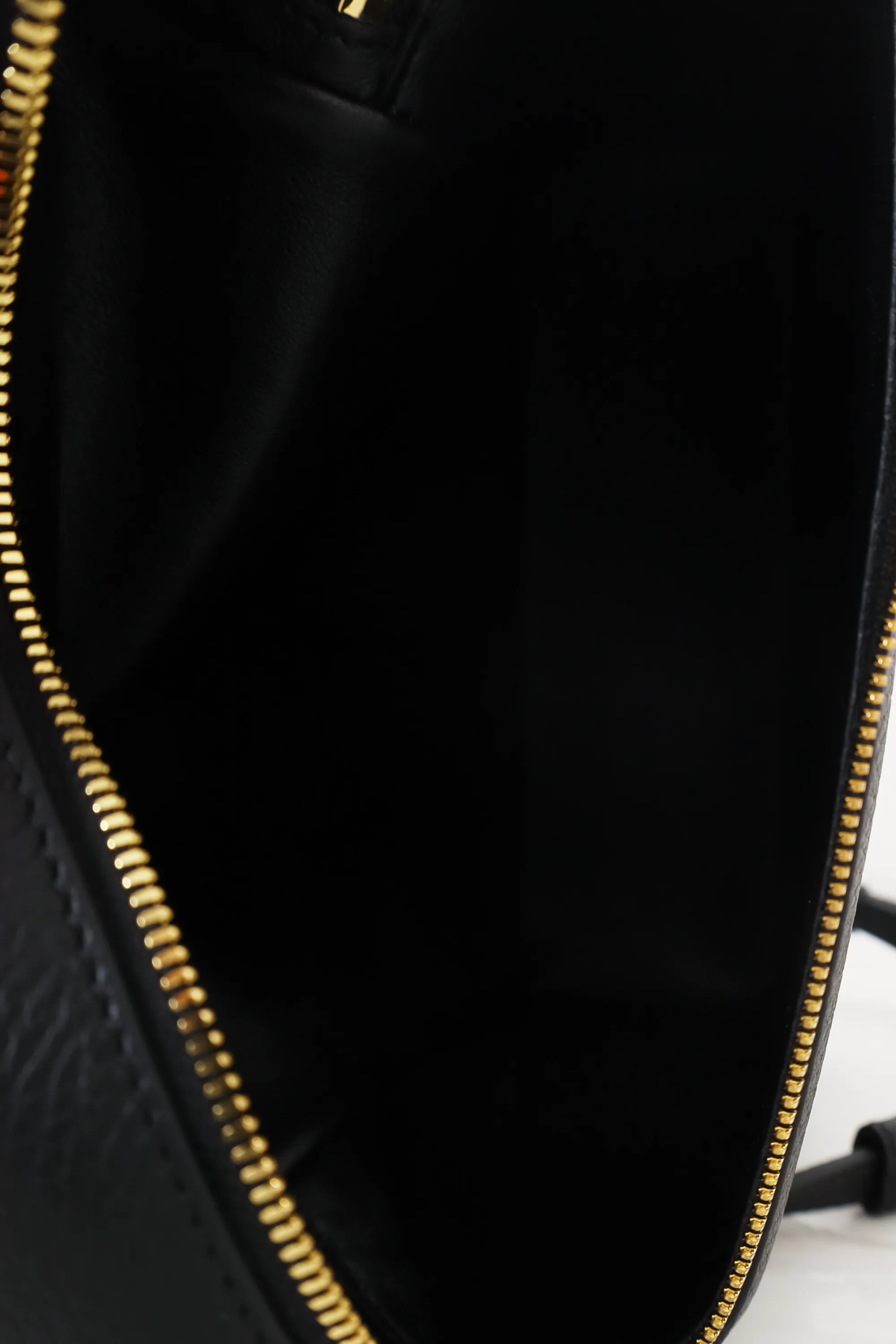 Loro Piana Black Leather Extra Pocket Backpack