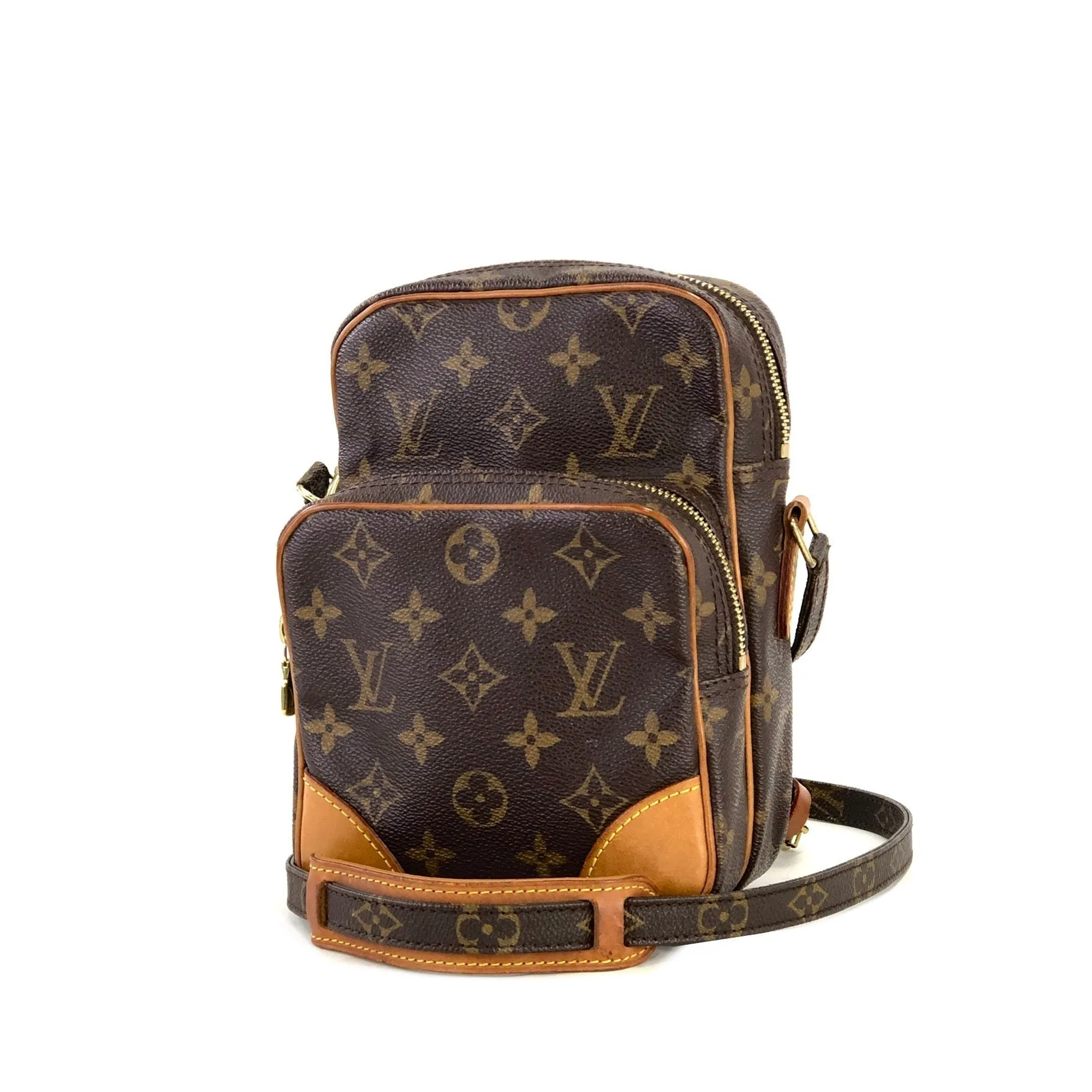 LOUIS VUITTON Amazon M45236 Monogram Crossbody Shoulder bag Pochette Vintage Old ef5htg
