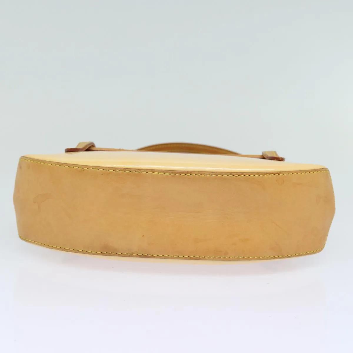 Louis Vuitton Biscayne Bay Camel Patent Leather Shoulder Bag