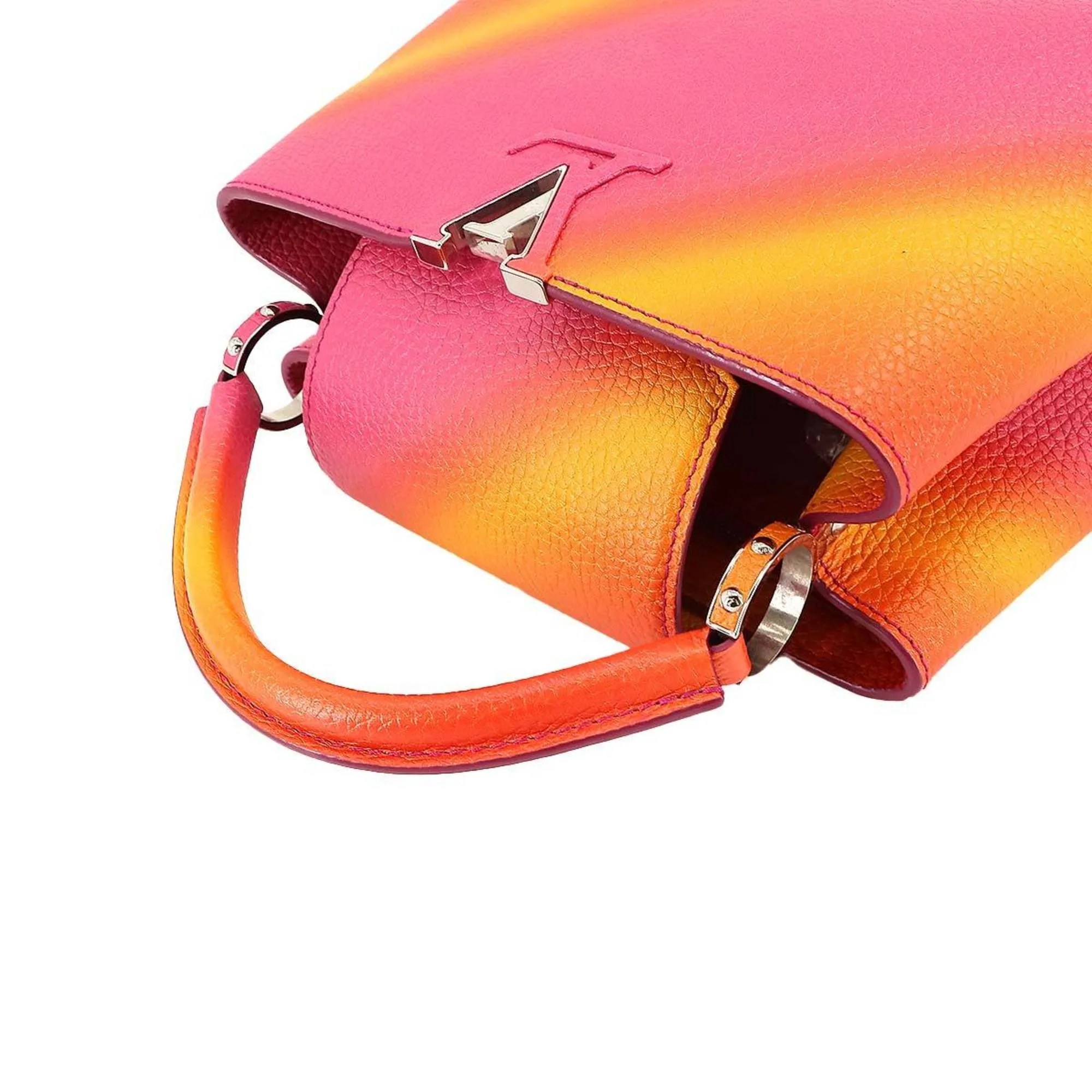 Louis Vuitton Capucines  Leather Shoulder Bag ()