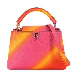 Louis Vuitton Capucines  Leather Shoulder Bag ()