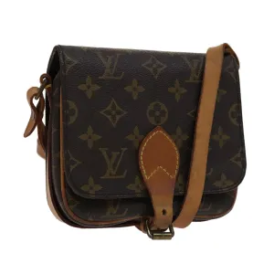 Louis Vuitton Cartouchire Brown Canvas Shoulder Bag