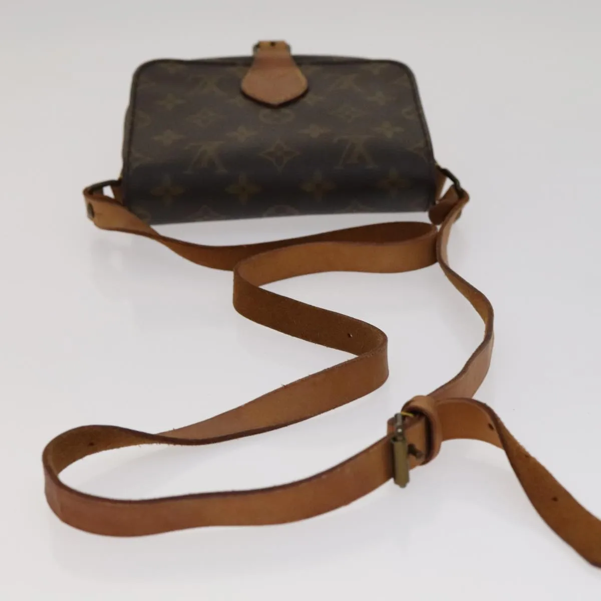 Louis Vuitton Cartouchire Brown Canvas Shoulder Bag