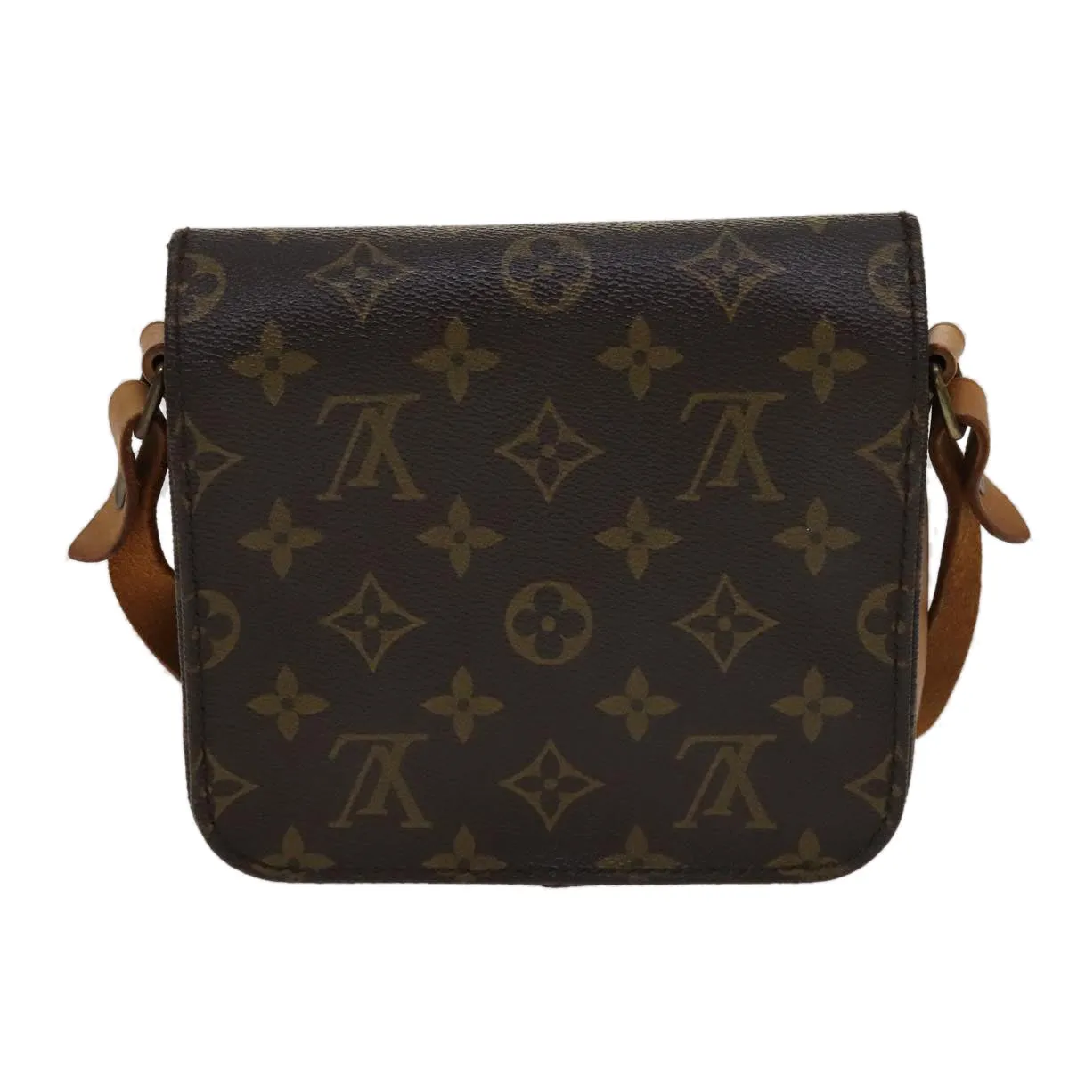 Louis Vuitton Cartouchire Brown Canvas Shoulder Bag