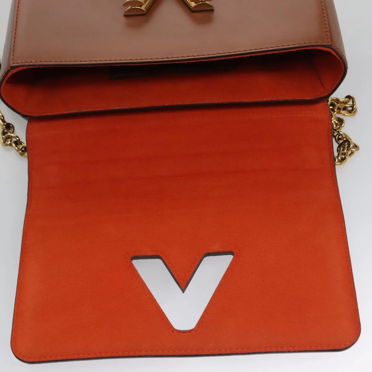 LOUIS VUITTON Catgram Sack Twist MM Shoulder Bag Marron M44408 LV 104424SA