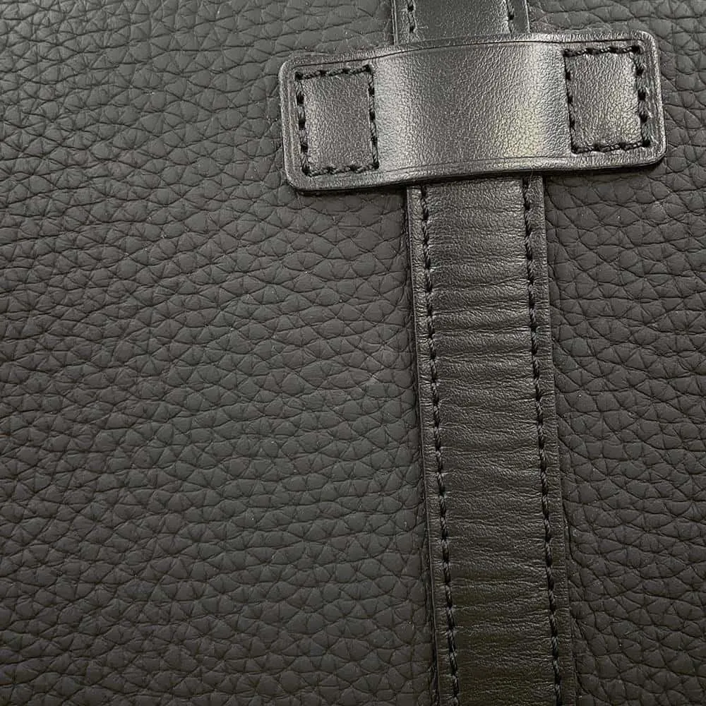 LOUIS VUITTON Christopher Slim Backpack Noir M58644 Taurillon Leather