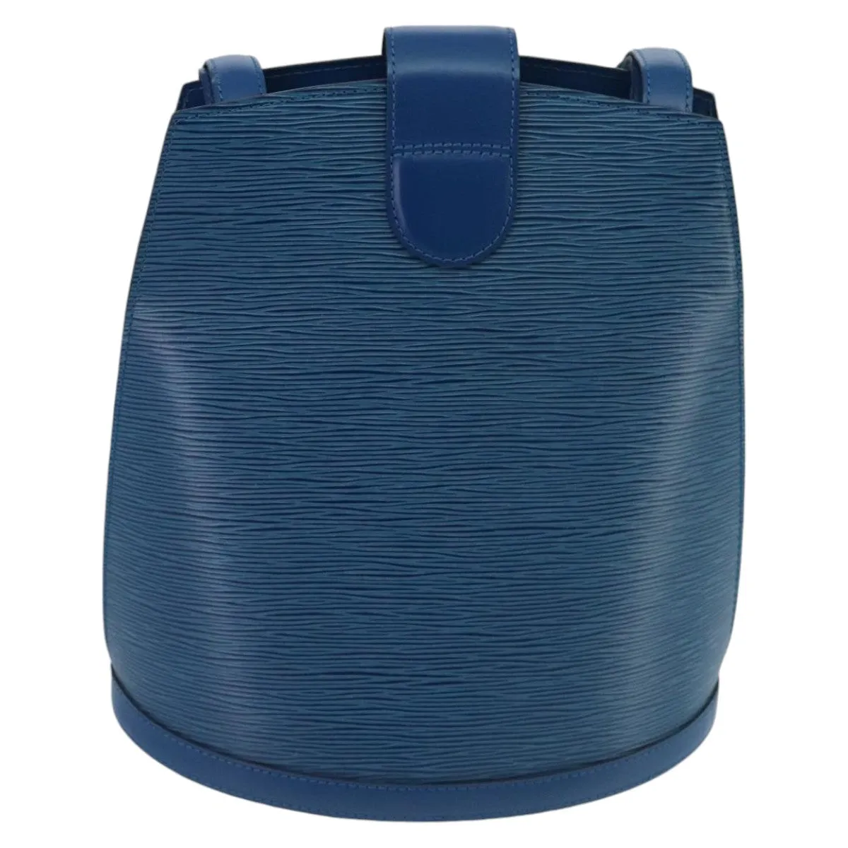Louis Vuitton Cluny Blue Leather Shoulder Bag