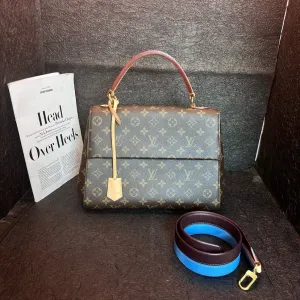 Louis Vuitton Cluny Monogram Canvas Shoulder Handheld Bag 30cm