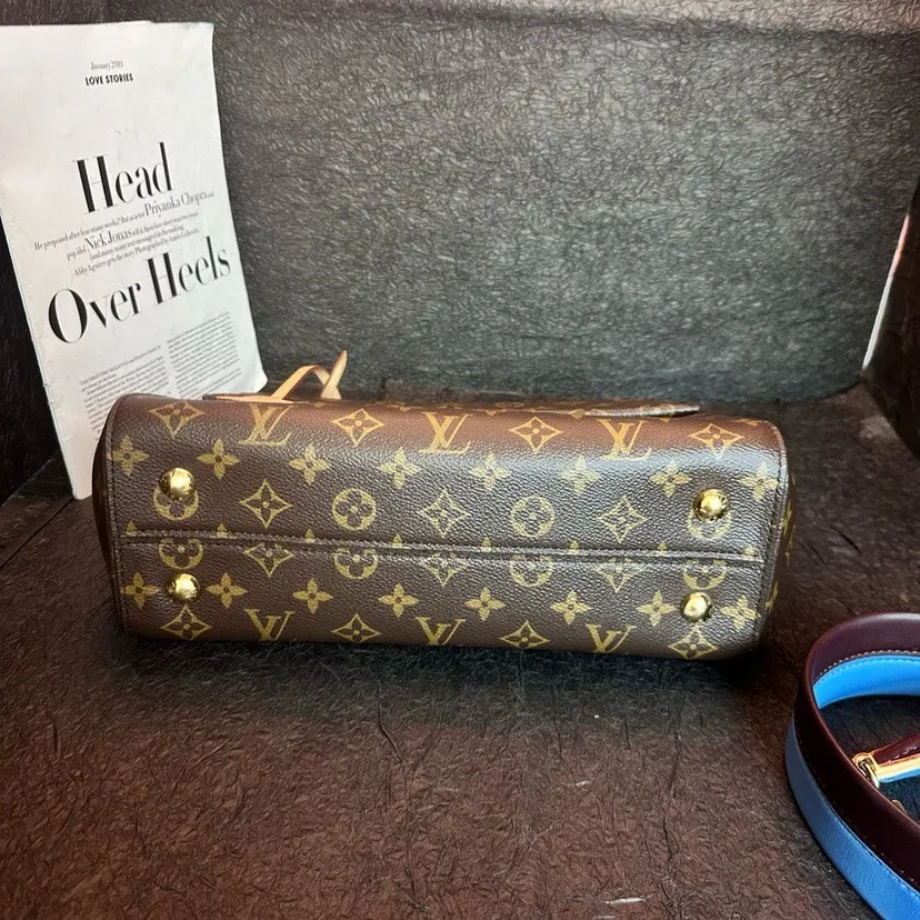 Louis Vuitton Cluny Monogram Canvas Shoulder Handheld Bag 30cm
