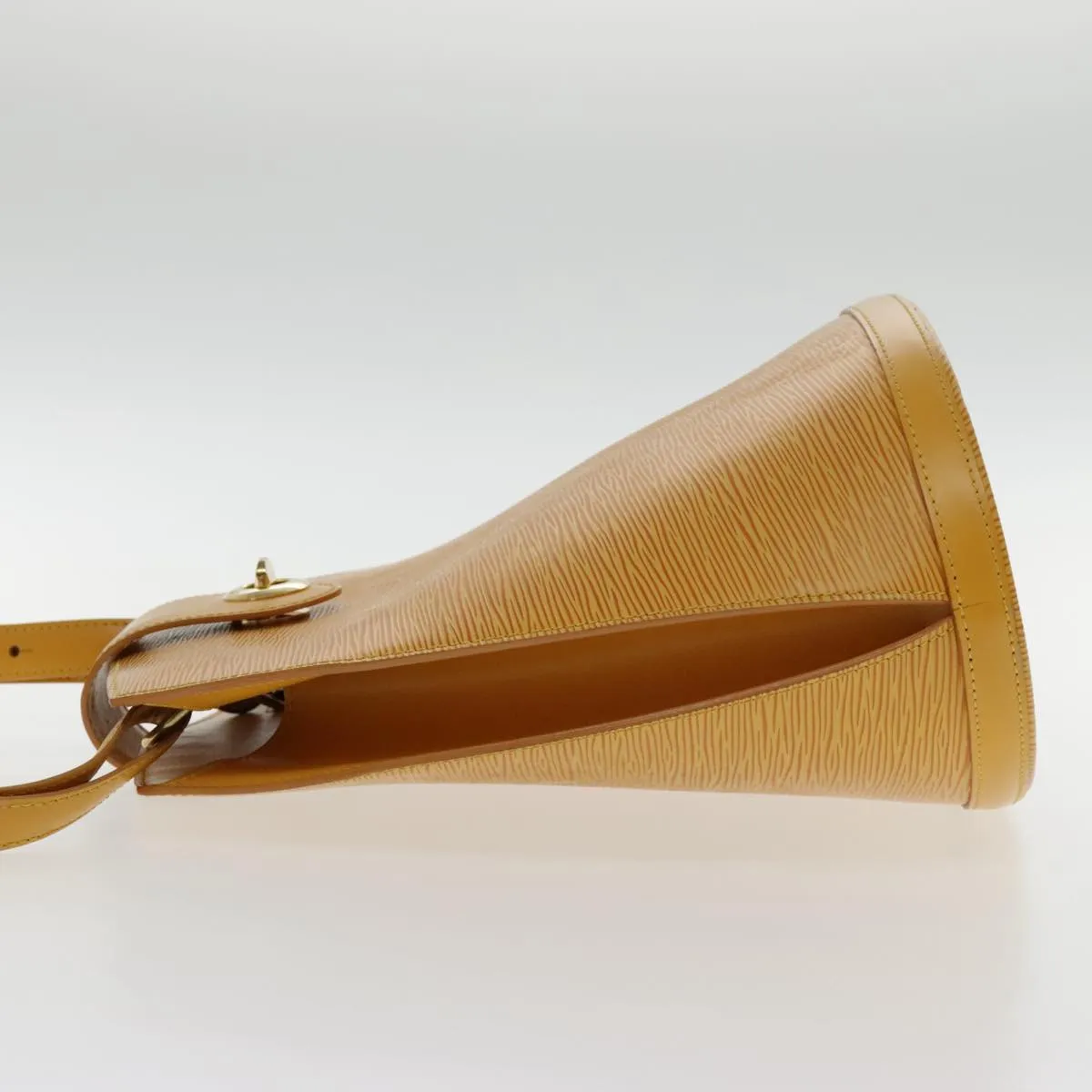 Louis Vuitton Cluny Yellow Leather Shoulder Bag
