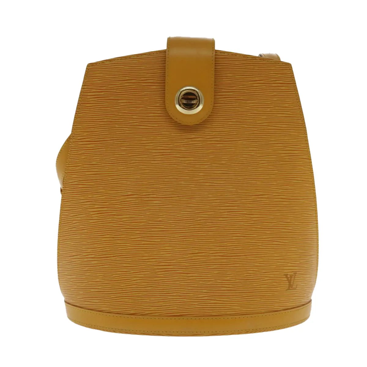 Louis Vuitton Cluny Yellow Leather Shoulder Bag