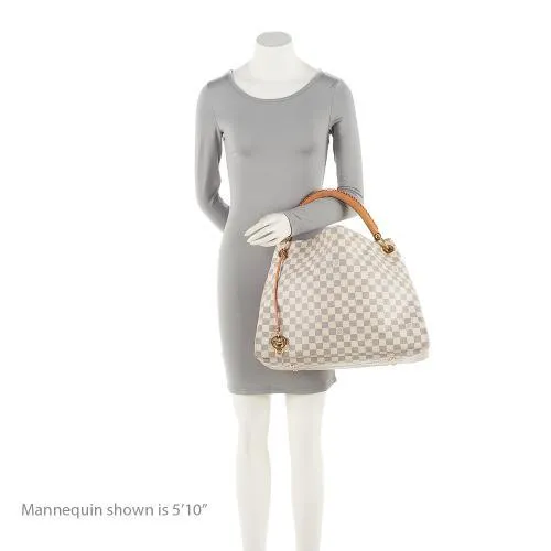 Louis Vuitton Damier Azur Artsy MM Shoulder Bag (SHF-22677)