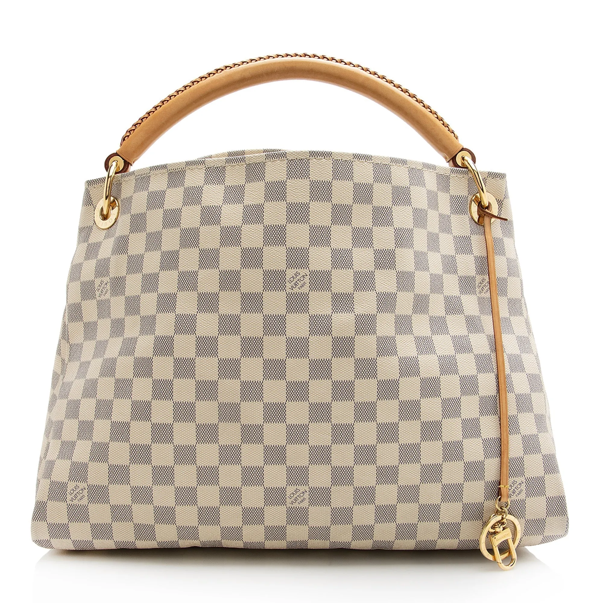 Louis Vuitton Damier Azur Artsy MM Shoulder Bag (SHF-22677)