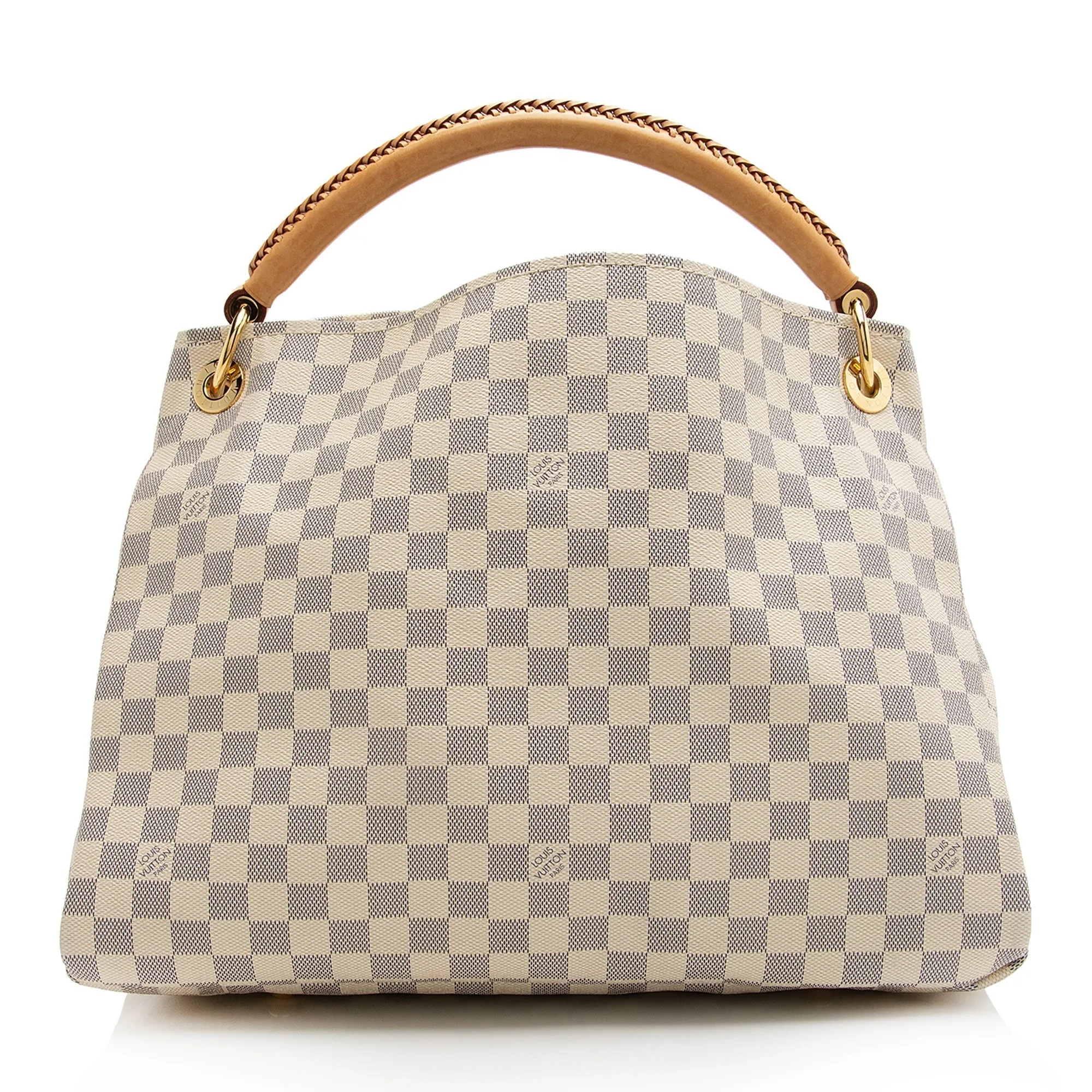 Louis Vuitton Damier Azur Artsy MM Shoulder Bag (SHF-22677)