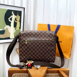 Louis Vuitton Damier Ebene Broadway Messenger Brown Shoulder Bag