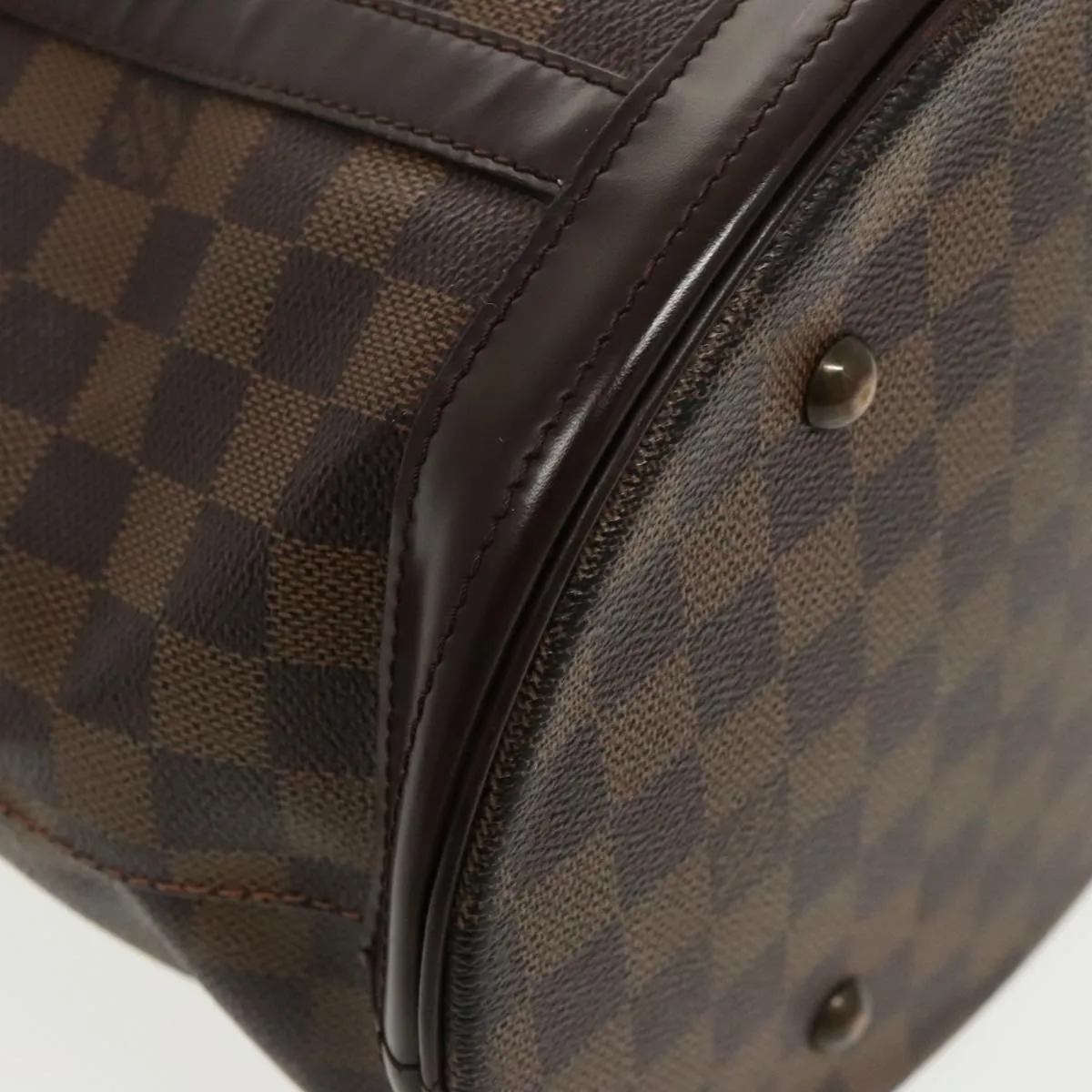 LOUIS VUITTON Damier Ebene Bucket GM Shoulder Bag N42236 LV hk1790