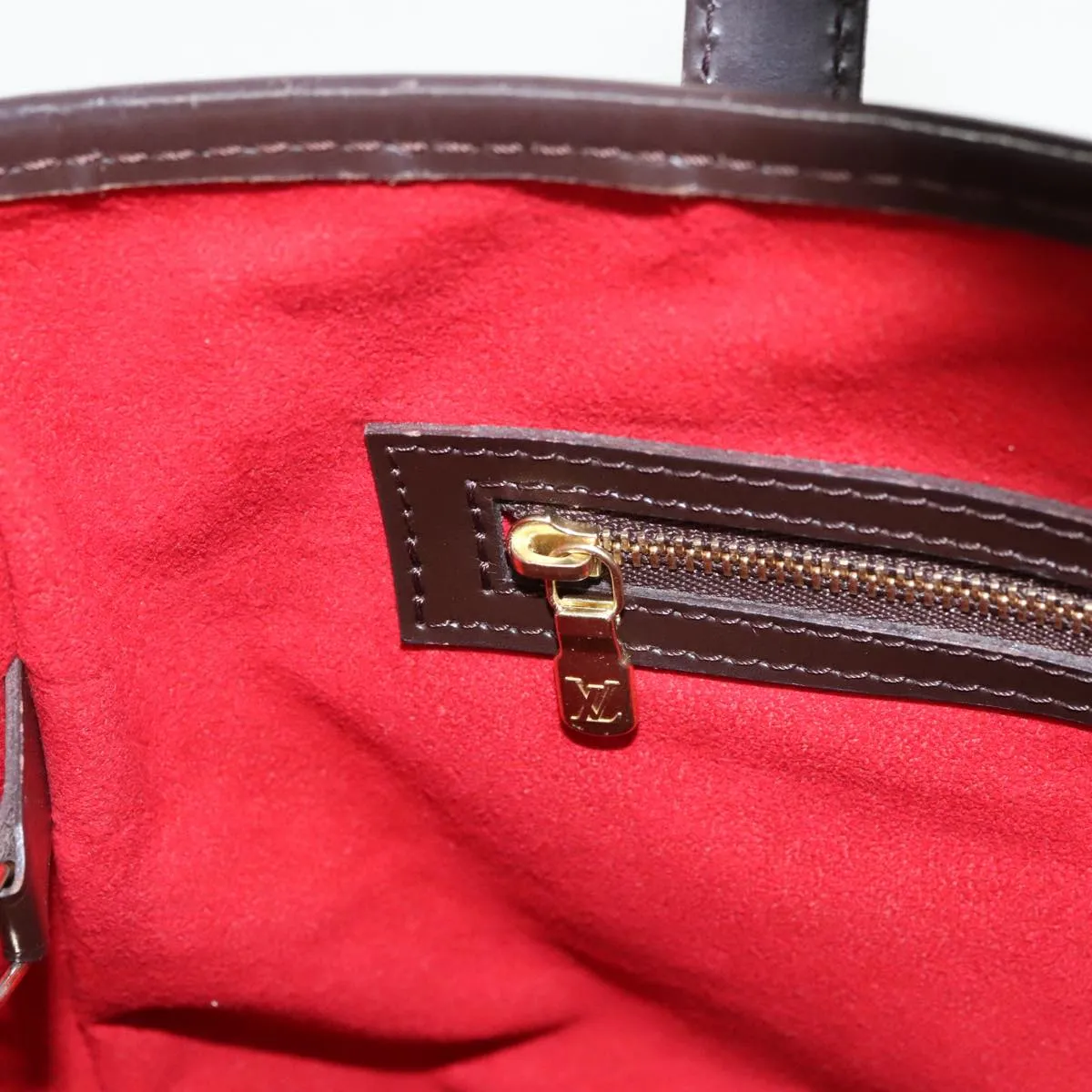 LOUIS VUITTON Damier Ebene Bucket GM Shoulder Bag N42236 LV hk1790