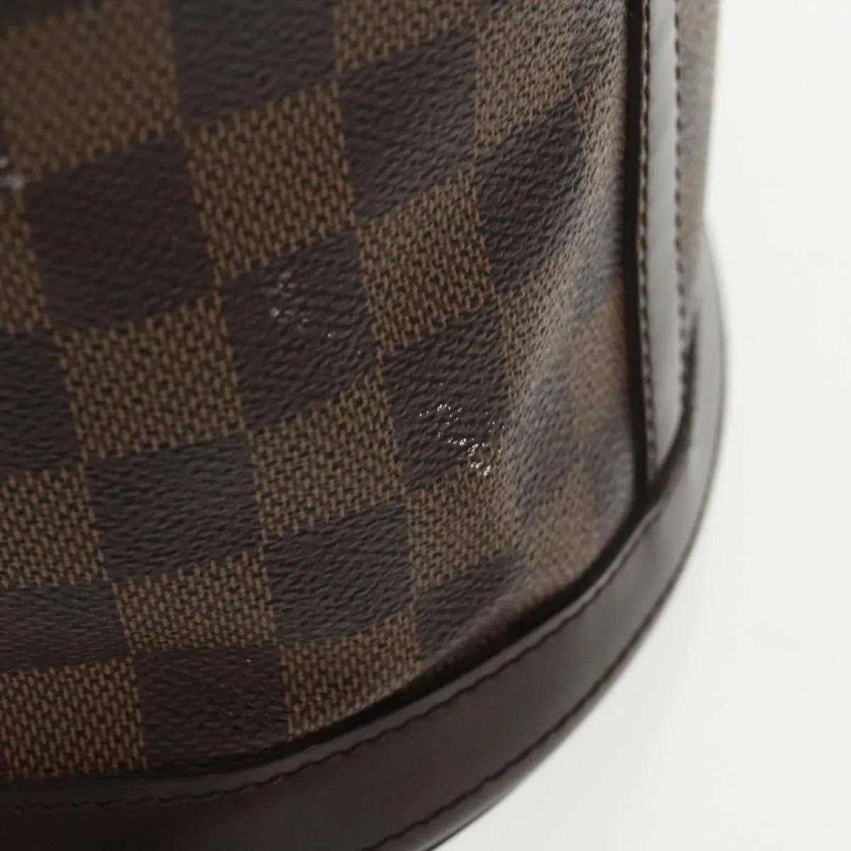 LOUIS VUITTON Damier Ebene Bucket GM Shoulder Bag N42236 LV hk1790