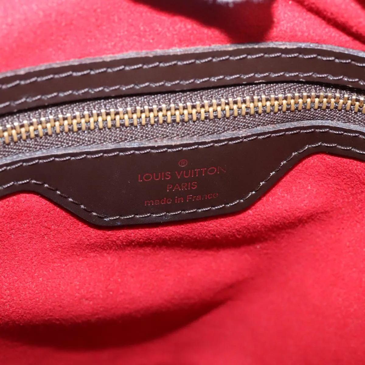 LOUIS VUITTON Damier Ebene Bucket GM Shoulder Bag N42236 LV hk1790