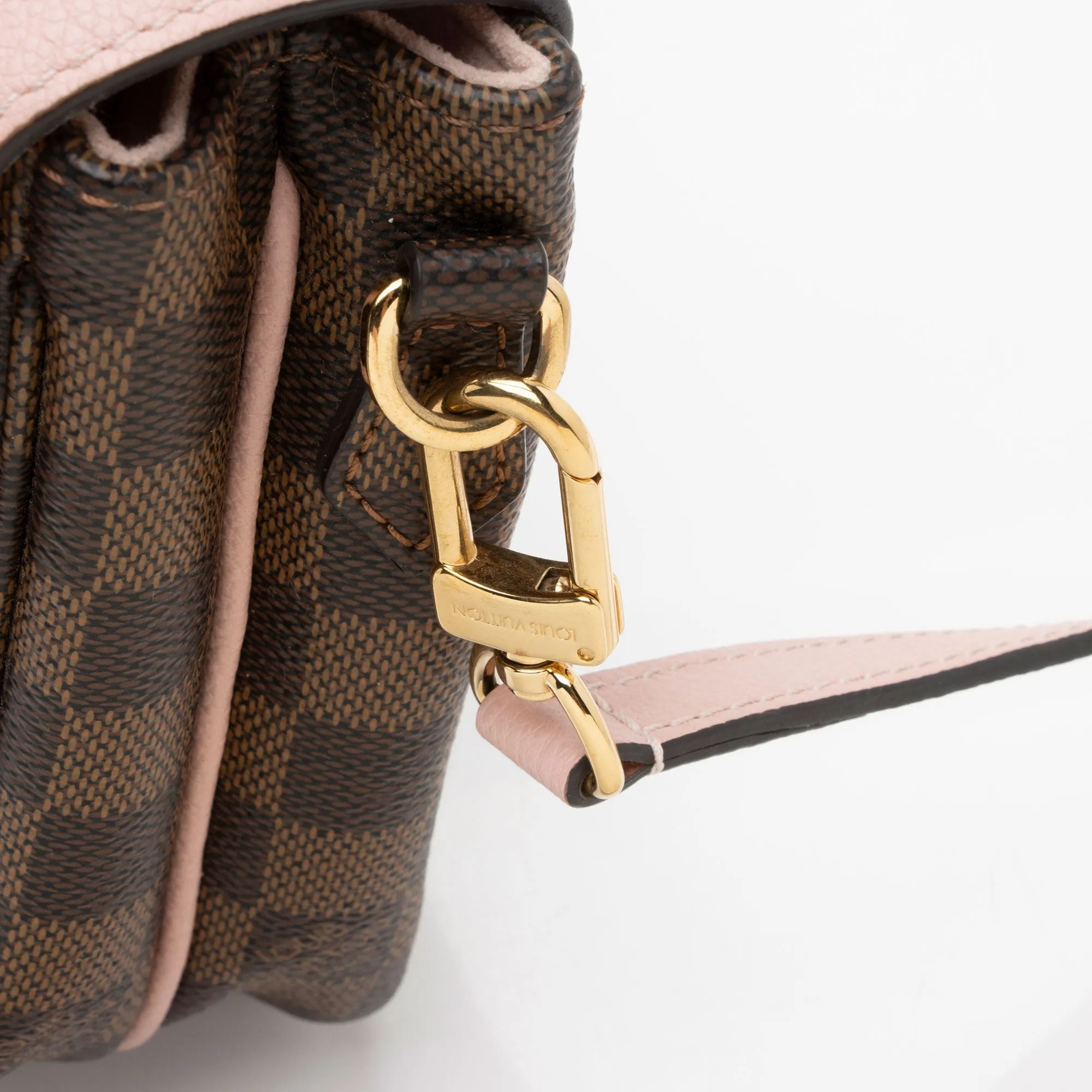 Louis Vuitton Damier Ebene Calfskin Clapton PM Shoulder Bag (SHF-XEo126)