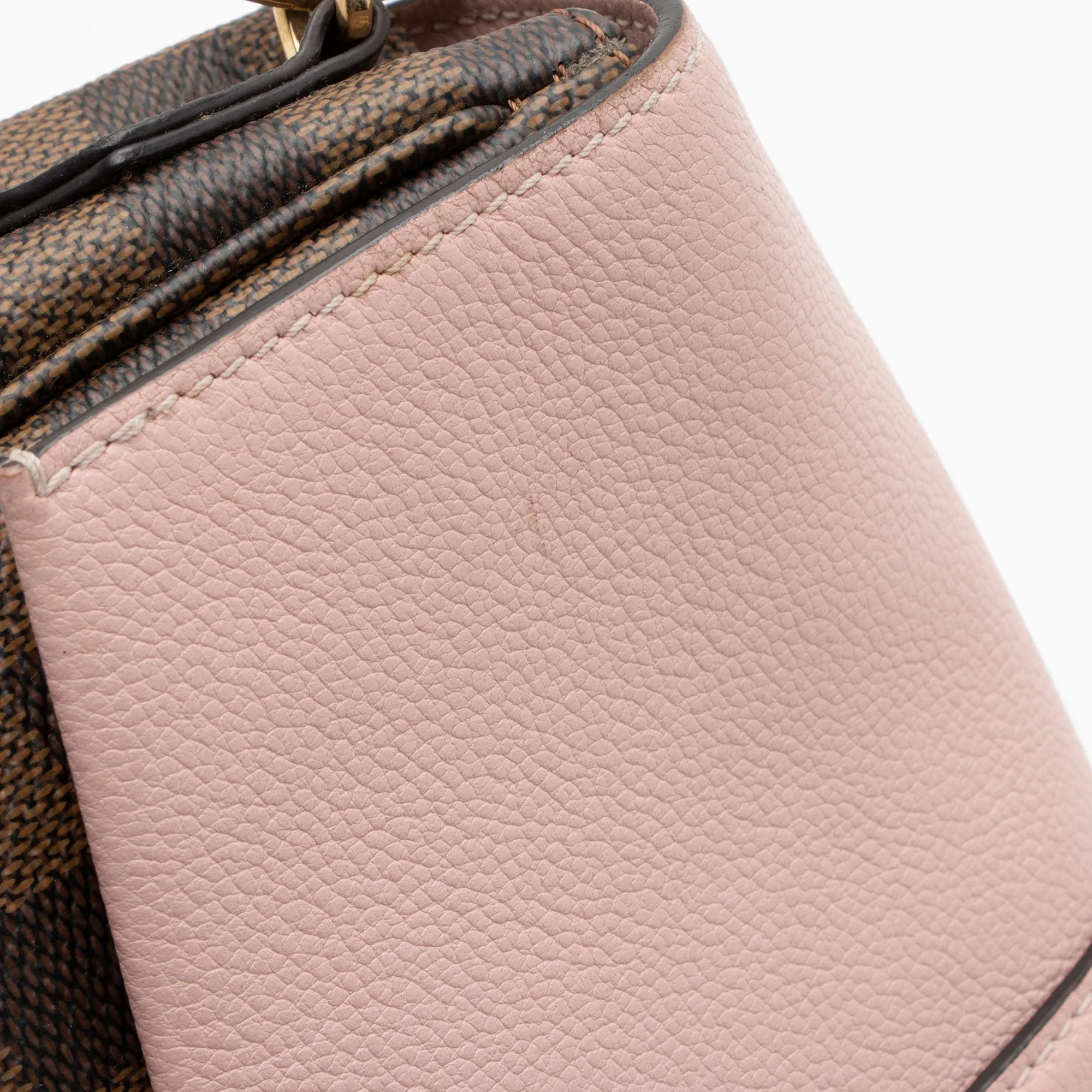 Louis Vuitton Damier Ebene Calfskin Clapton PM Shoulder Bag (SHF-XEo126)