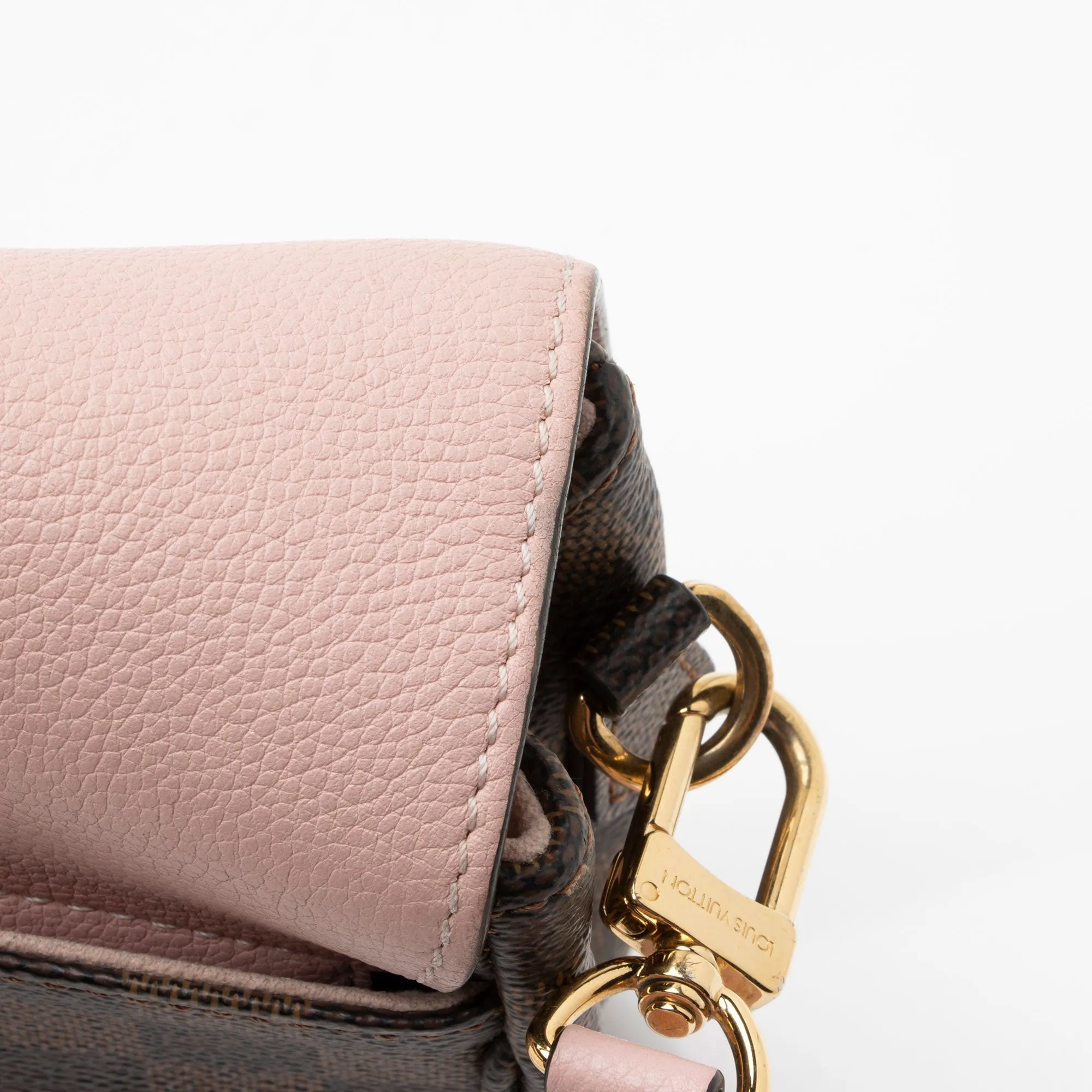 Louis Vuitton Damier Ebene Calfskin Clapton PM Shoulder Bag (SHF-XEo126)