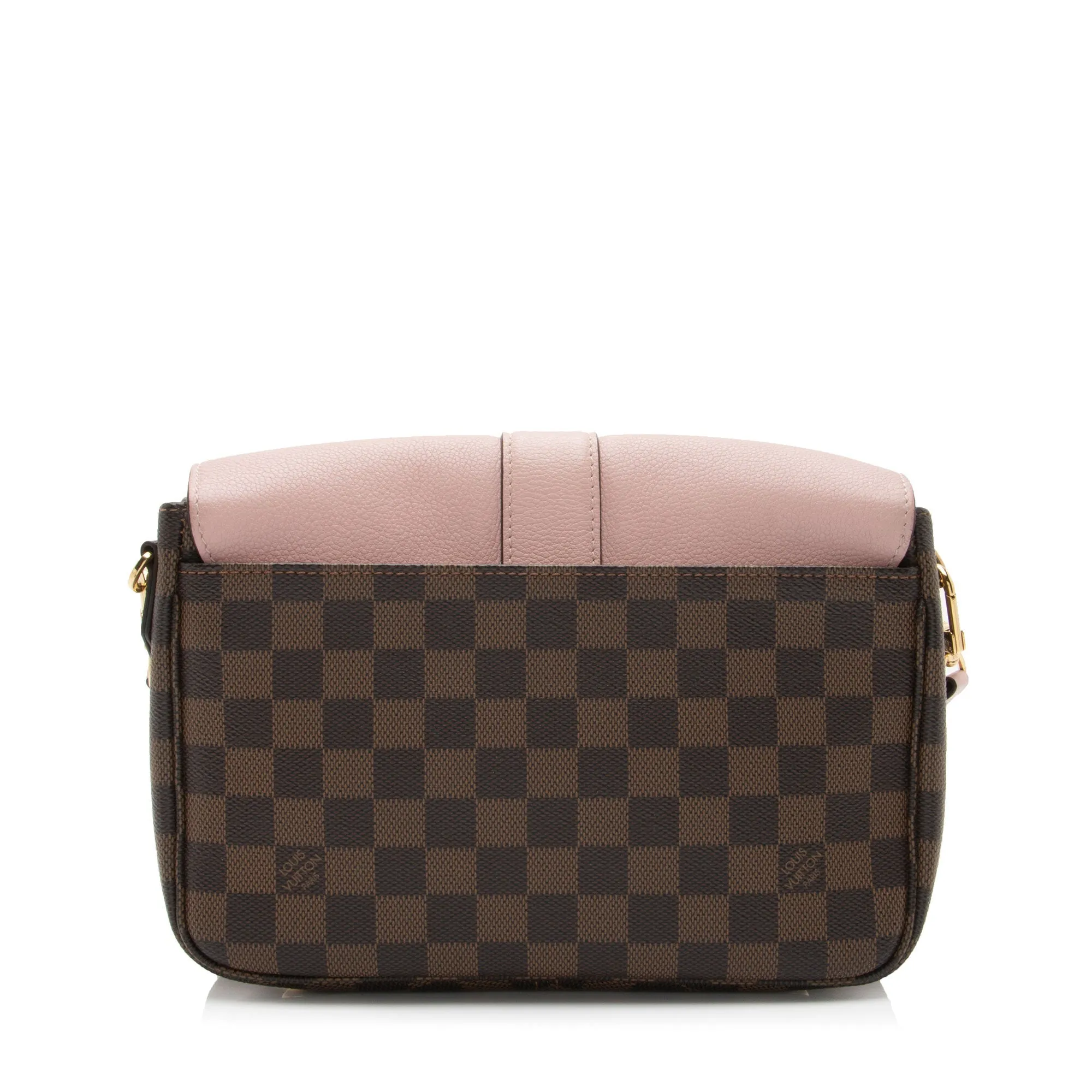 Louis Vuitton Damier Ebene Calfskin Clapton PM Shoulder Bag (SHF-XEo126)