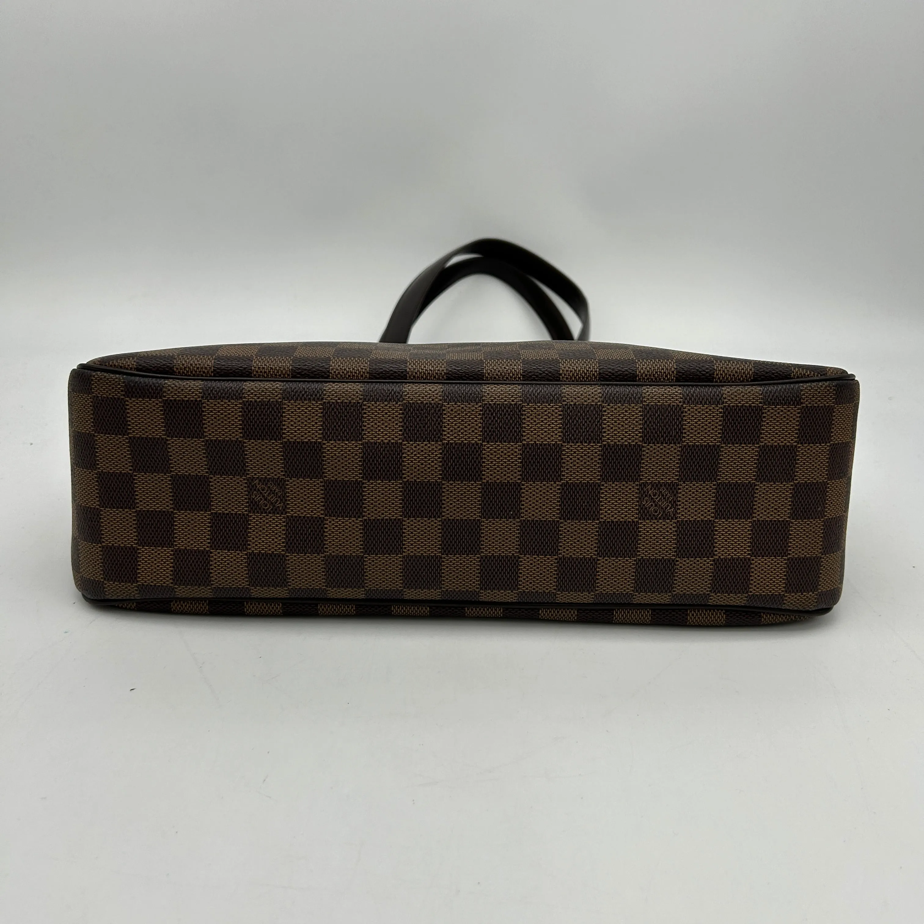 Louis Vuitton Damier Ebene Canvas Shoulder Bag Brown Medium