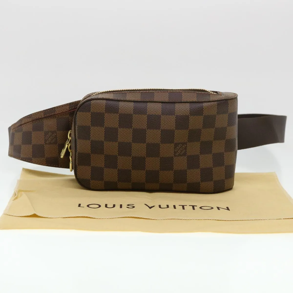 LOUIS VUITTON Damier Ebene Geronimos Shoulder Bag N51994 LV 36659