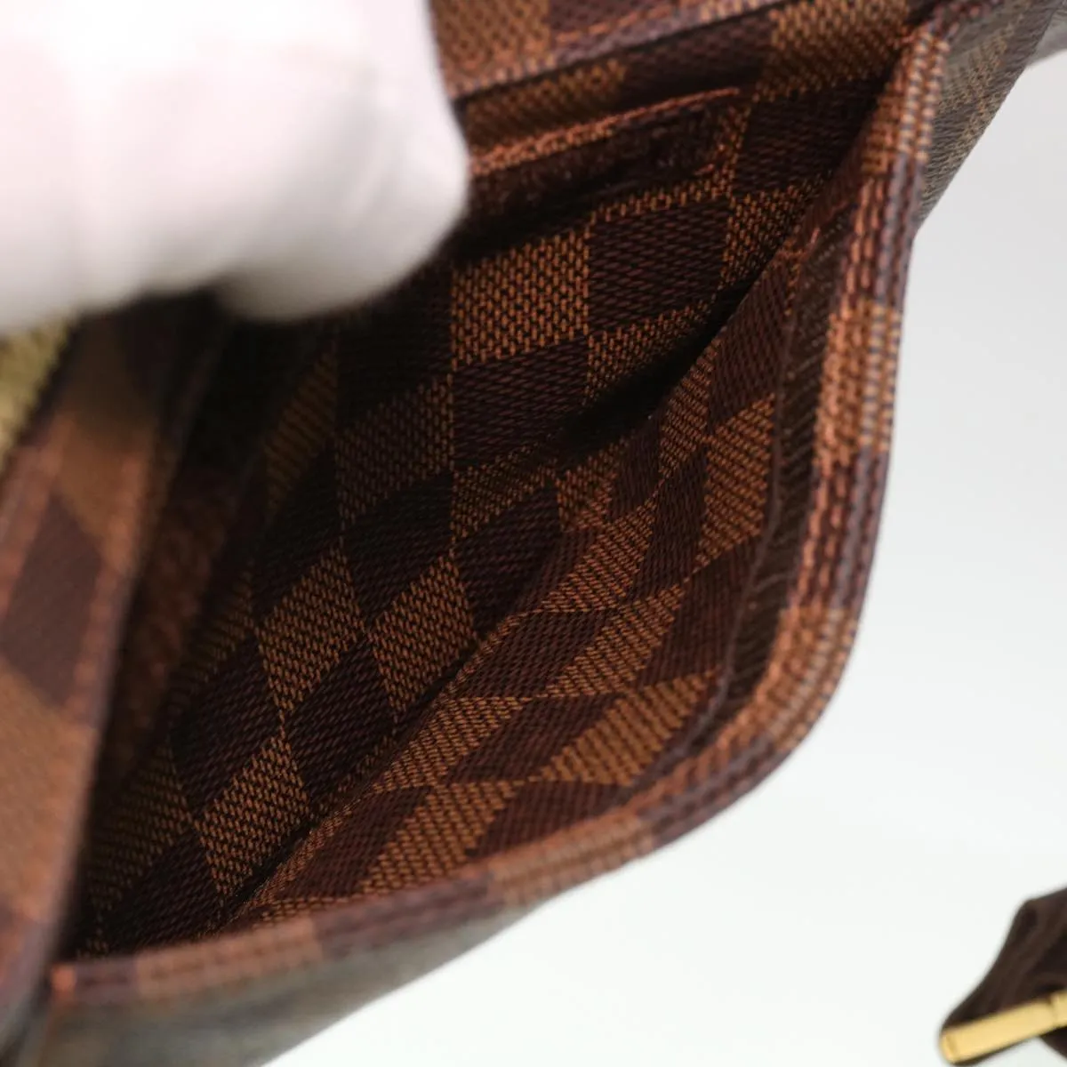 LOUIS VUITTON Damier Ebene Geronimos Shoulder Bag N51994 LV 36659