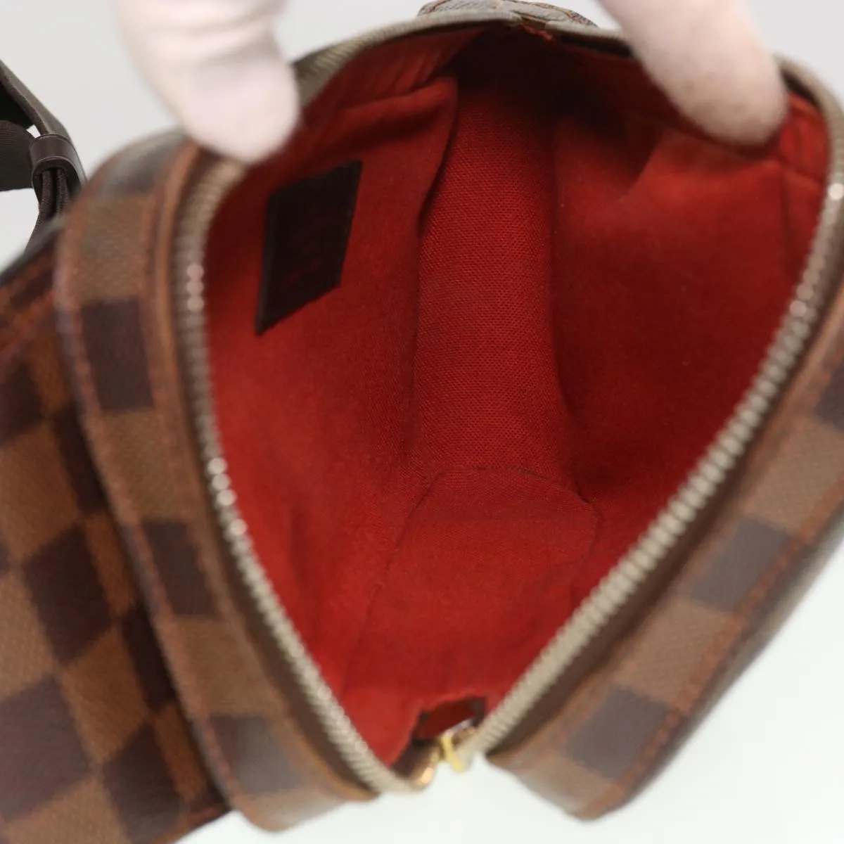 LOUIS VUITTON Damier Ebene Geronimos Shoulder Bag N51994 LV 39315